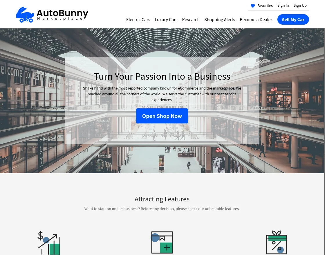 turn on your shop