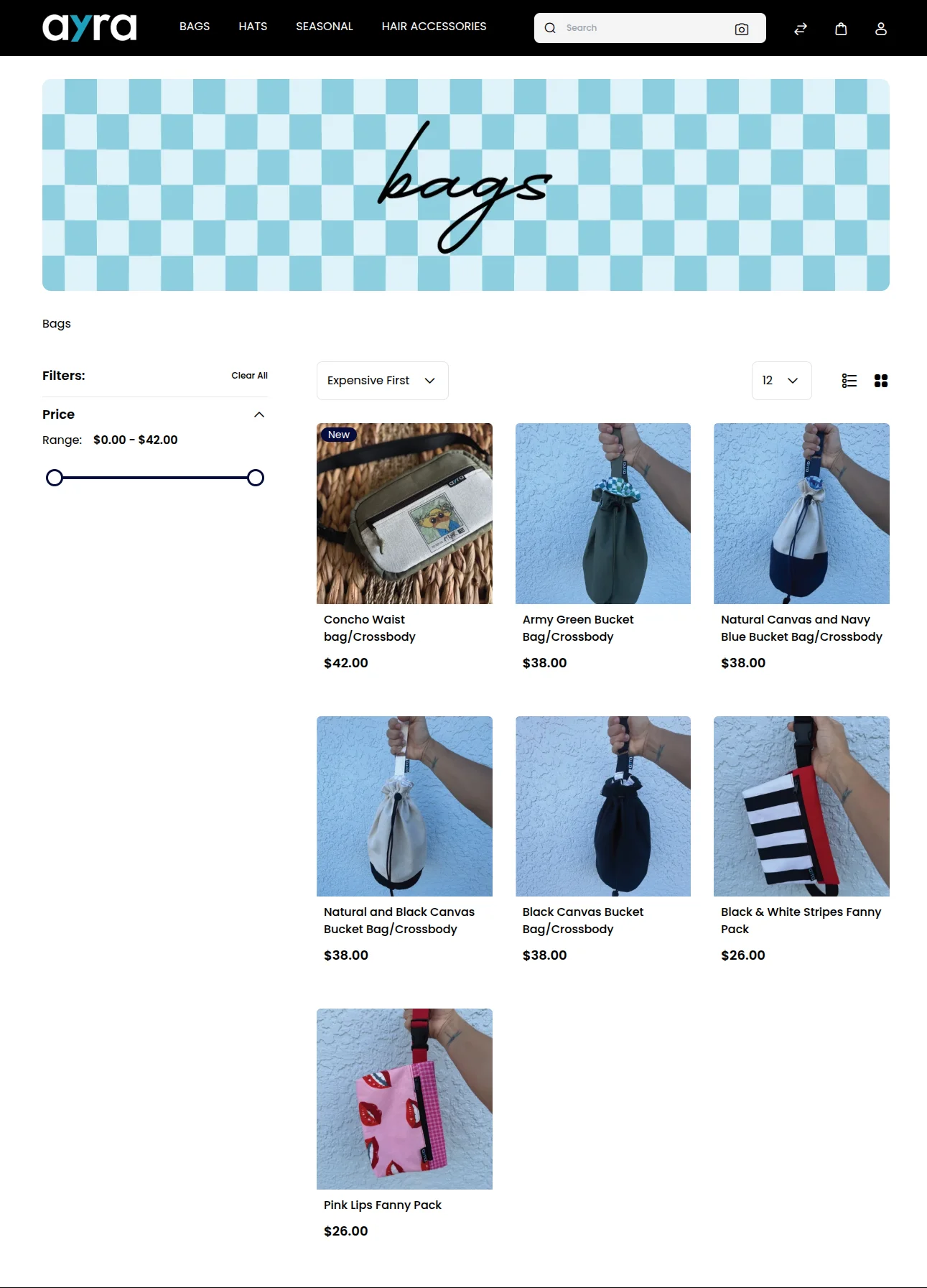 bagisto-ayra-category-page