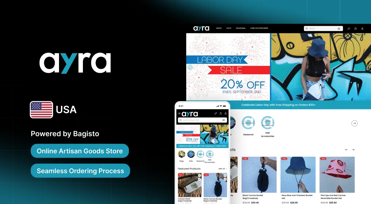 Ayra Unveils Online Artisan Goods Store in U.S. Powered by Bagisto