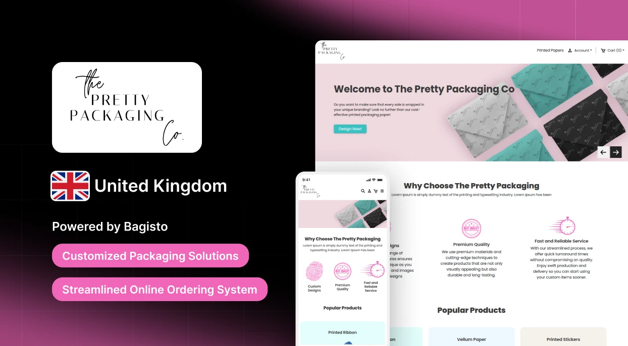 The Pretty Packaging Co: UK Brand Launches Online Store with Bagisto
