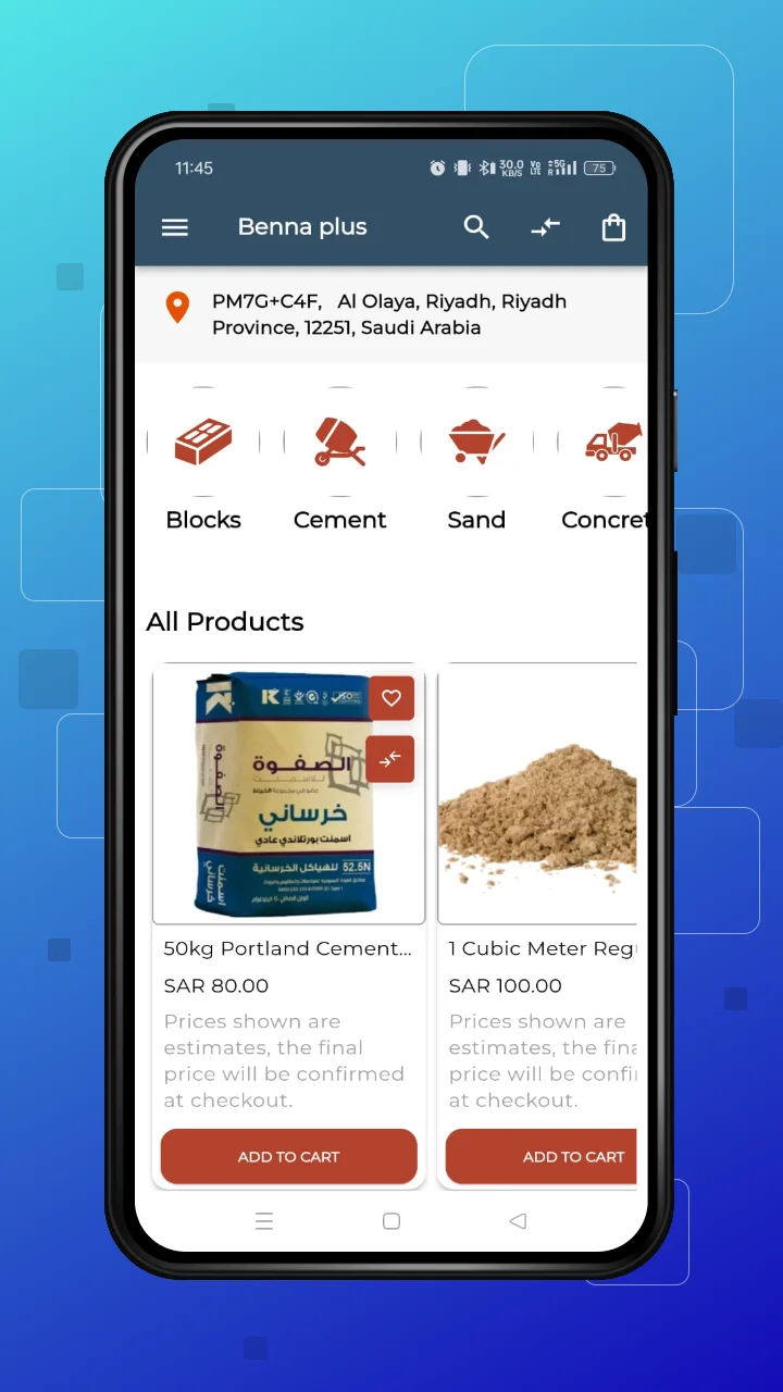 benna-plus-bagisto-case-study-homescreen