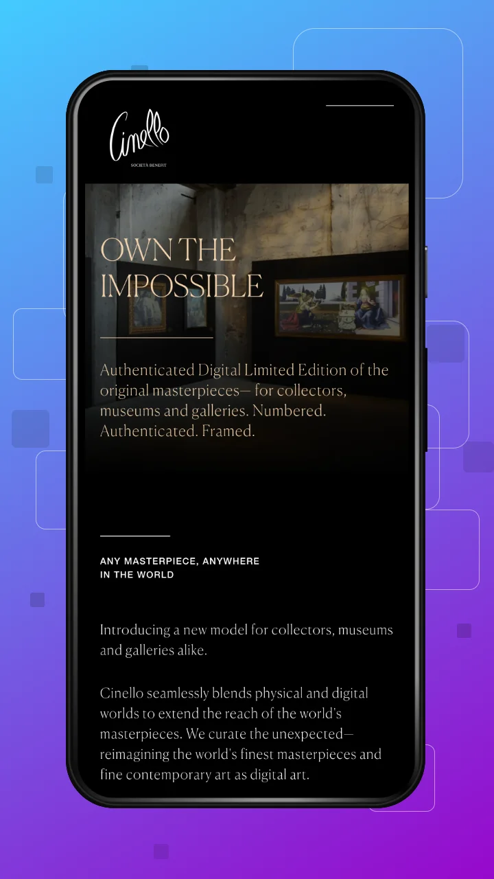 home page