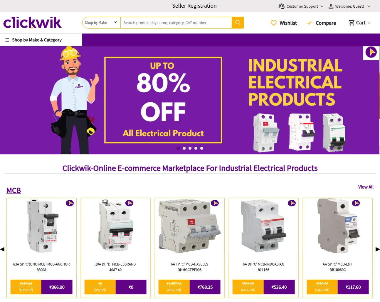 clickwik-bagisto-casestudy-homepage