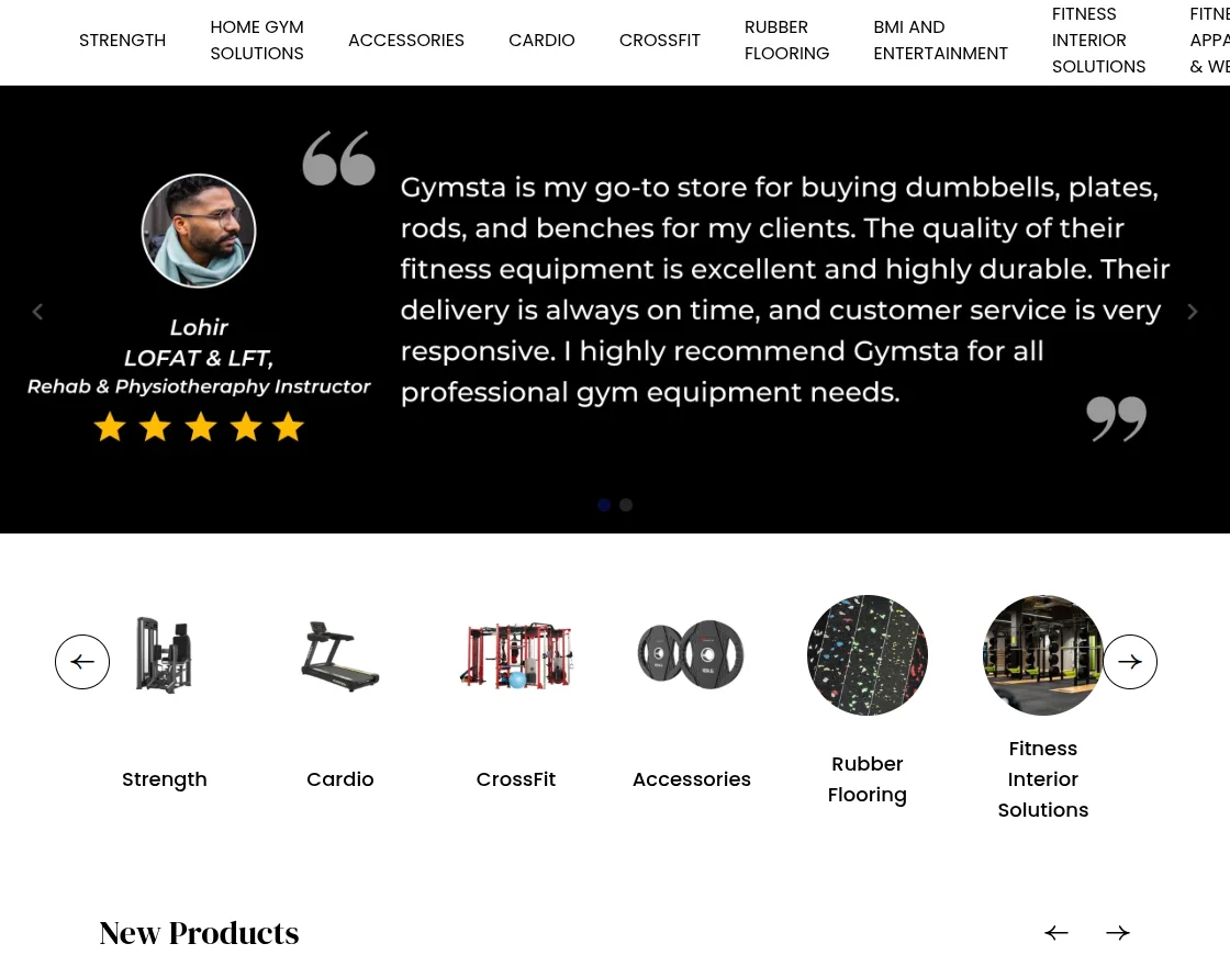 gymsta homepage