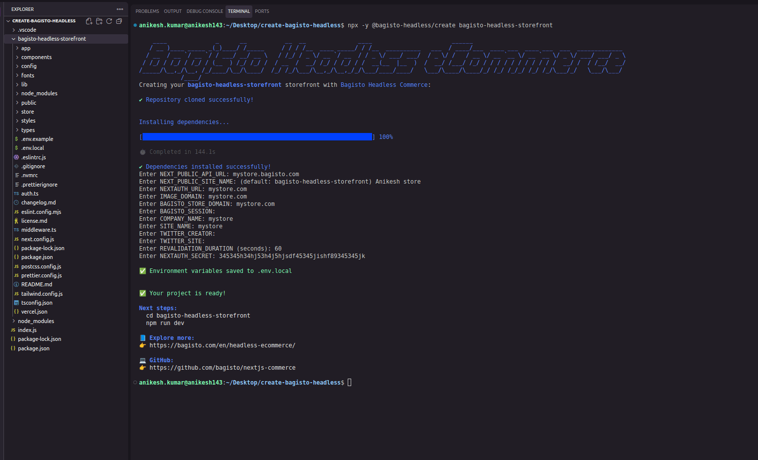 bagisto-headless-installation