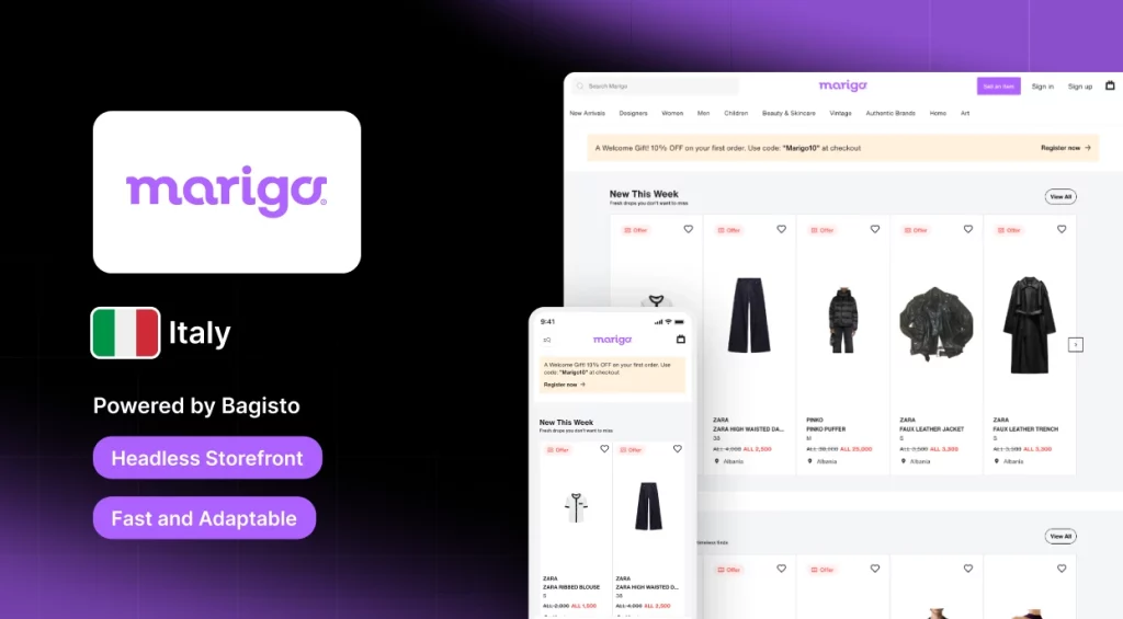 bagisto marigo featured image