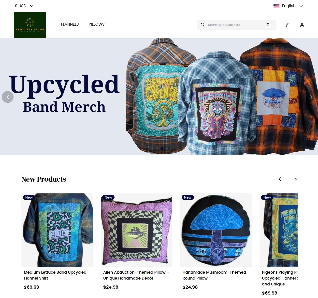 case study dirty brown home page