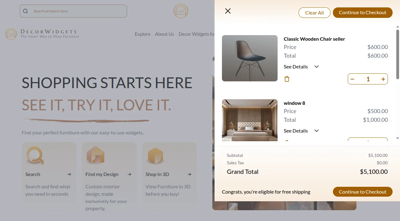 decorwidgets-bagisto-casestudy-smooth-checkout