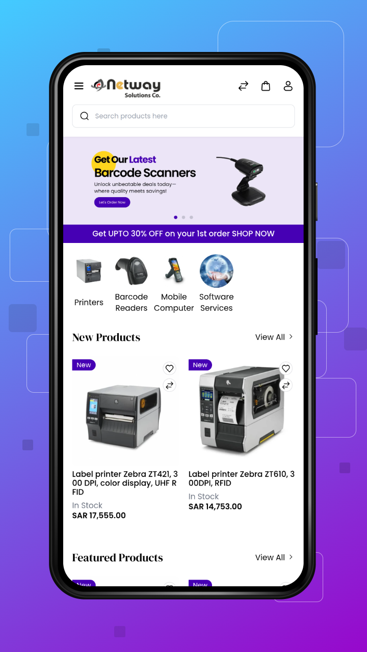 netway solutions home page