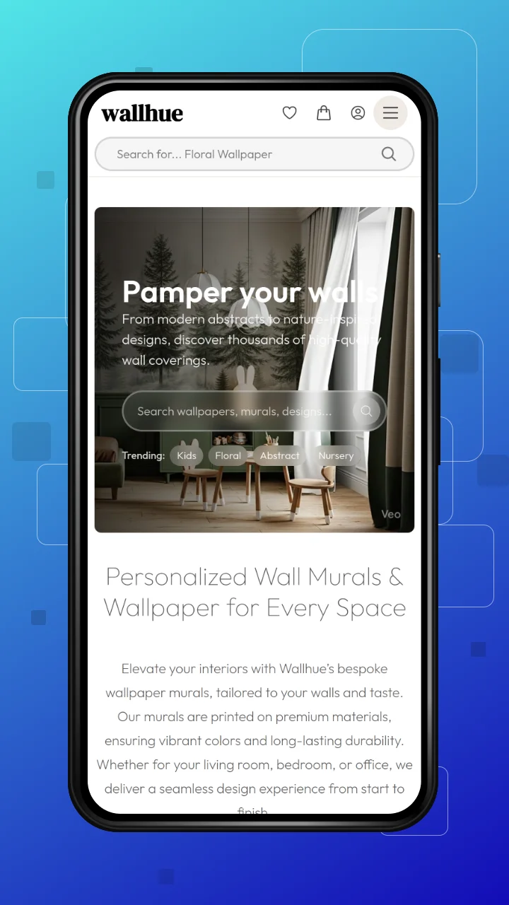 wallhue-bagisto-casestudy-home-screen