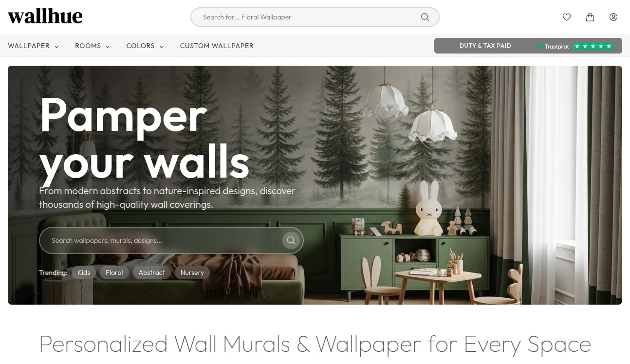 wallhue-bagisto-casestudy-homepage
