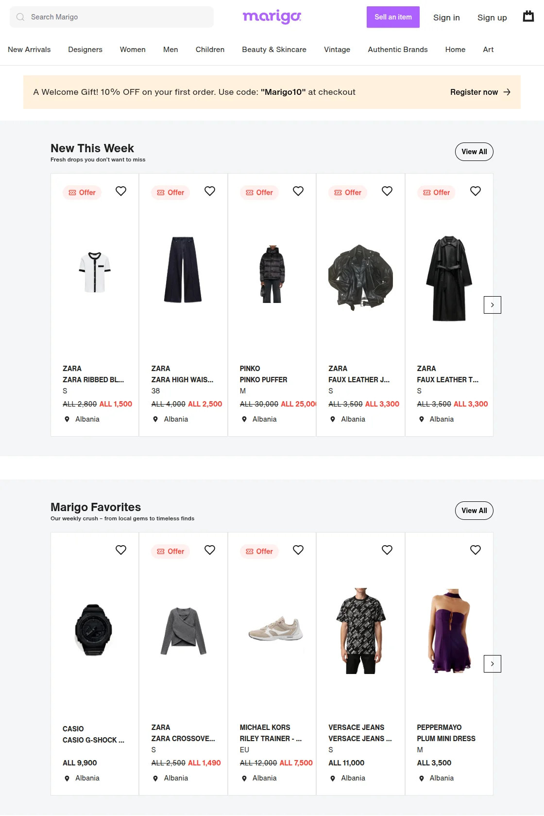 bagisto headless homepage