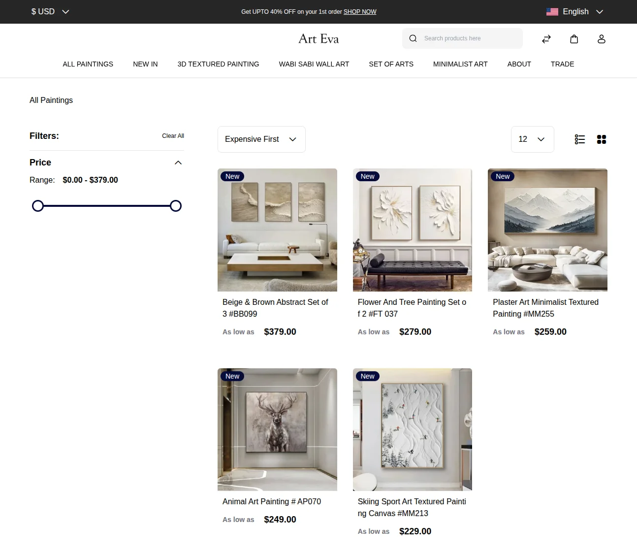 art-eva-bagisto-casestudy-category-page