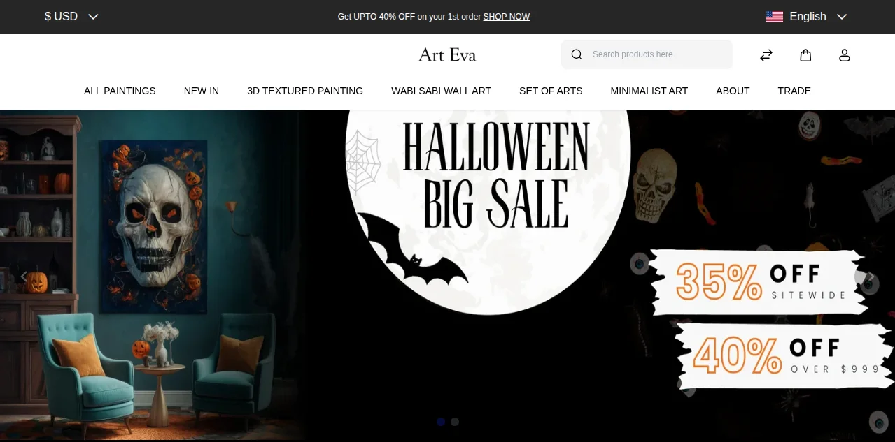 art-eva-bagisto-casestudy-homepage