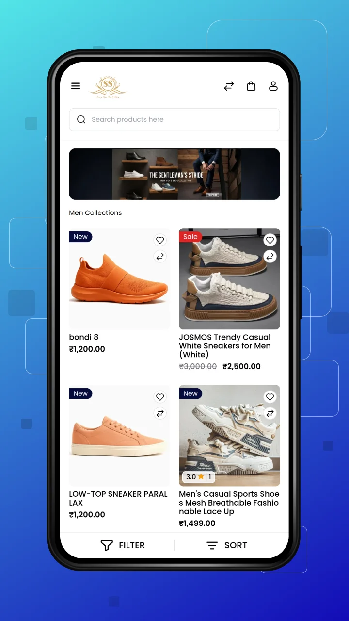 shoe-shopper-bagisto-casestudy-catalog-screen