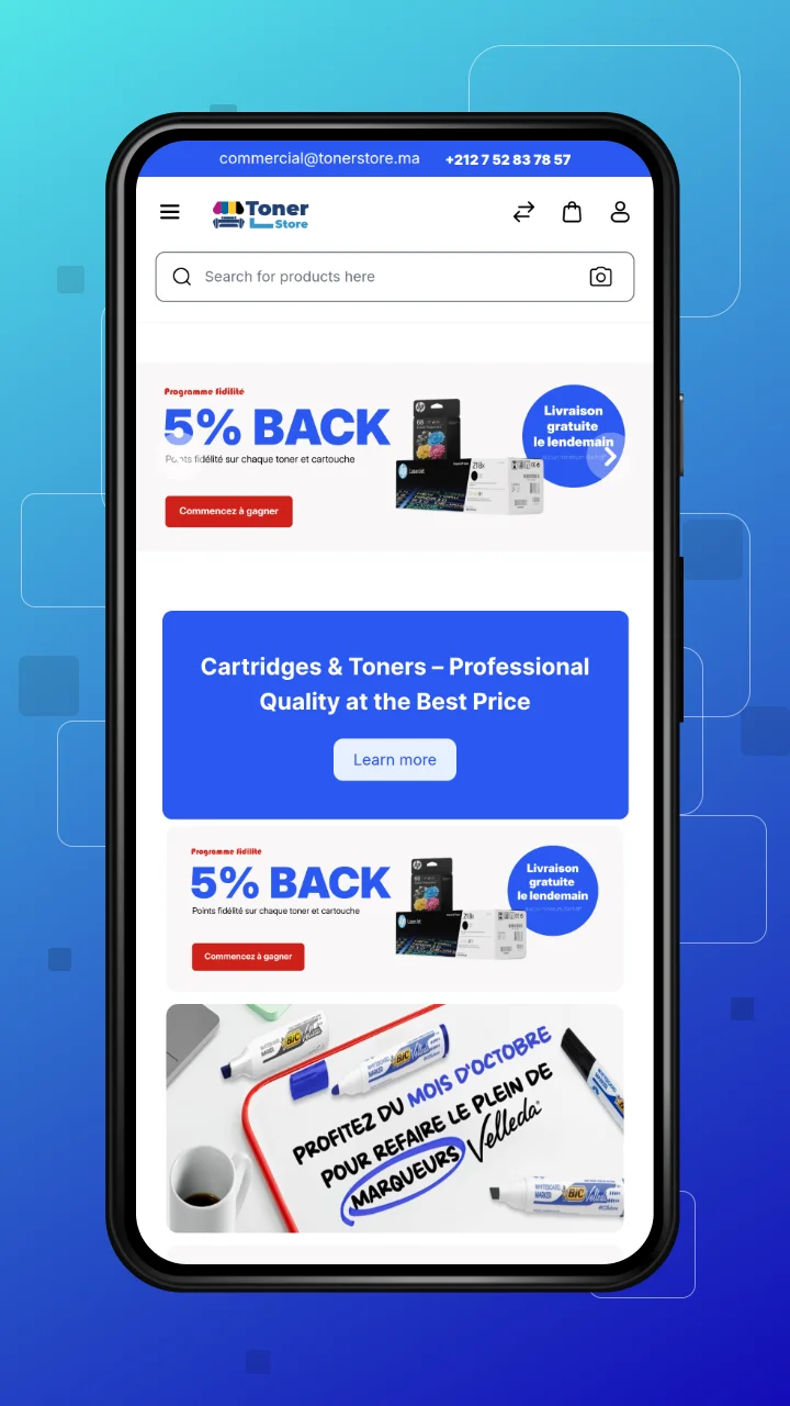 tonerstore-bagisto-casestudy-homescreen