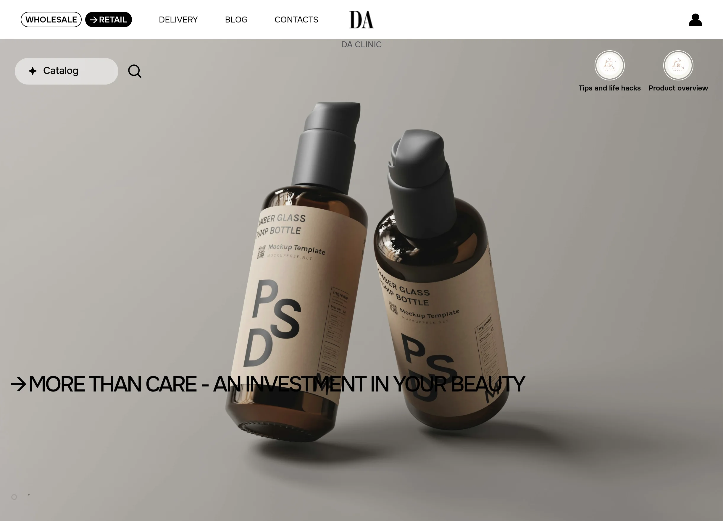 webkul bagisto headless dashop homepage