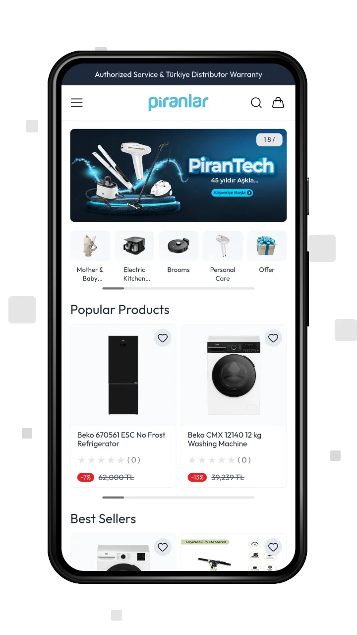 bagisto piranlar adaptive layout