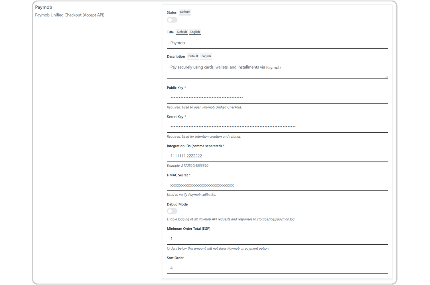 Paymob Egypt For Bagisto Slider Image 0