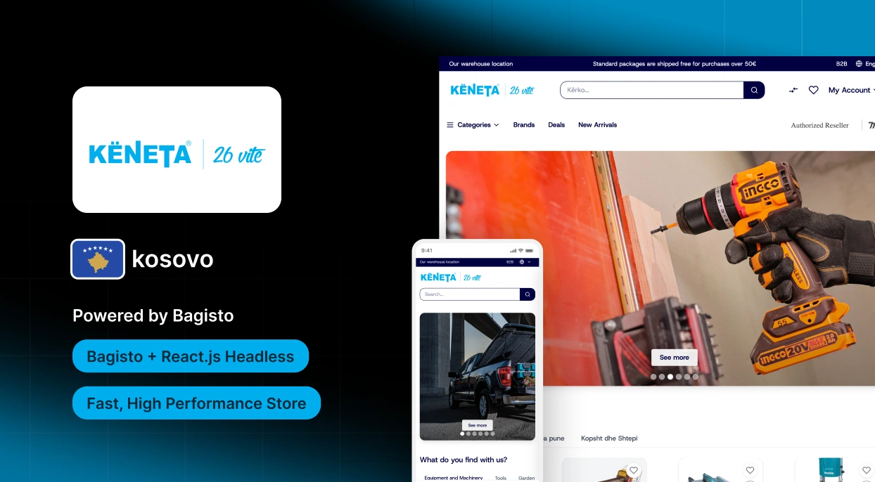 Protein Corner : Indian Supplement Brand on Bagisto Headless Architecture