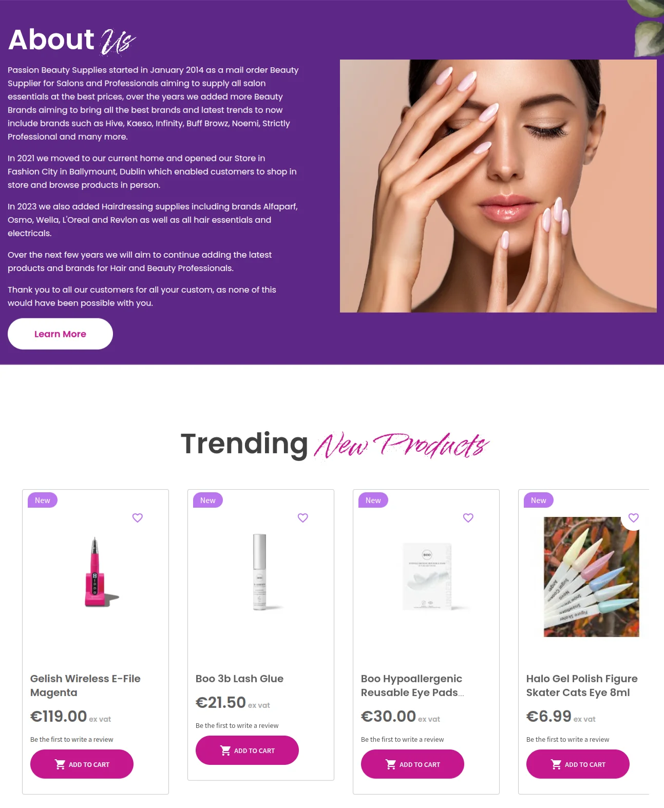 passionbeauty-bagisto-casestudy-cms-page
