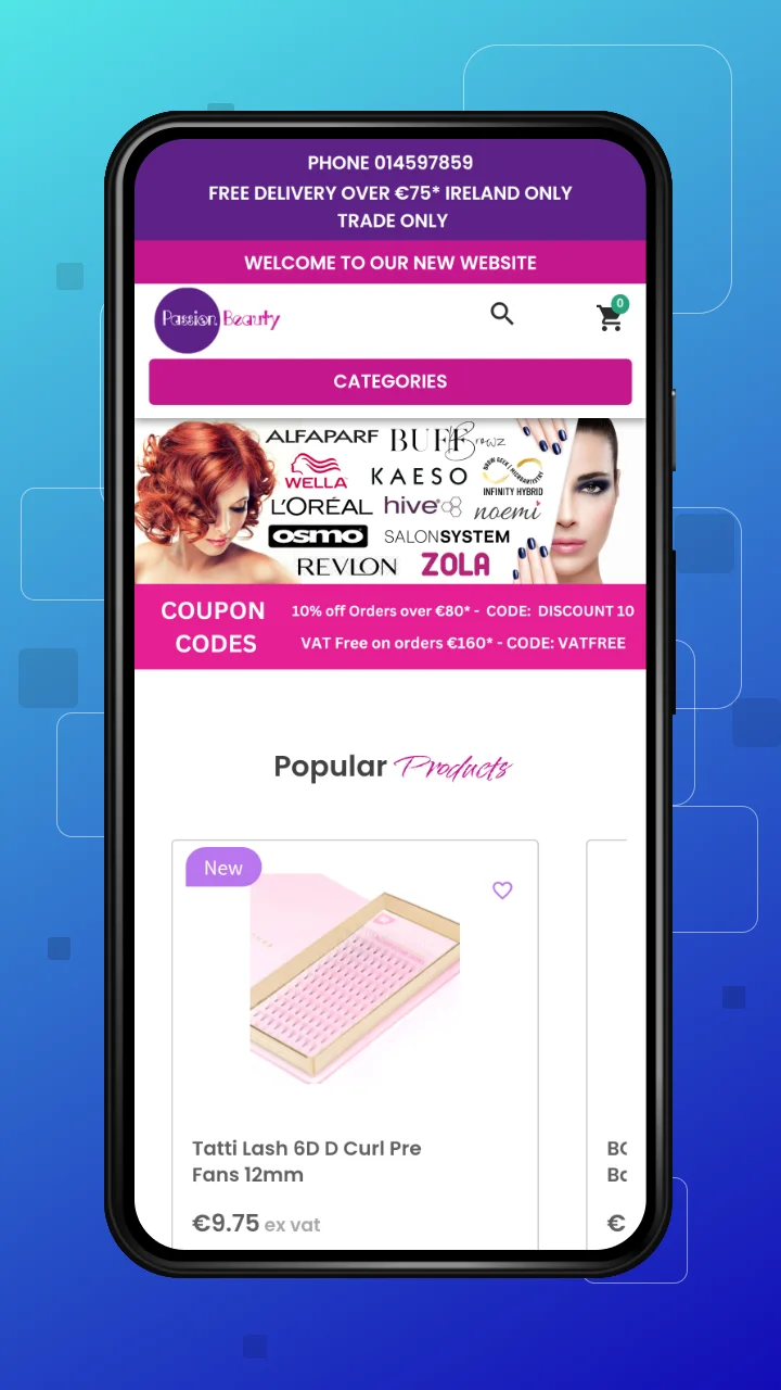 passionbeauty-bagisto-casestudy-phone-homepage