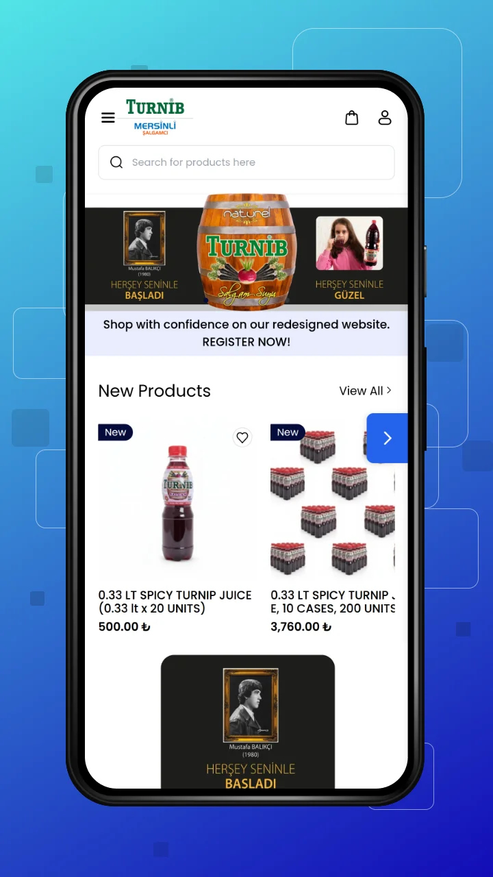 turnib-bagisto-casestudy-homepage-mobile