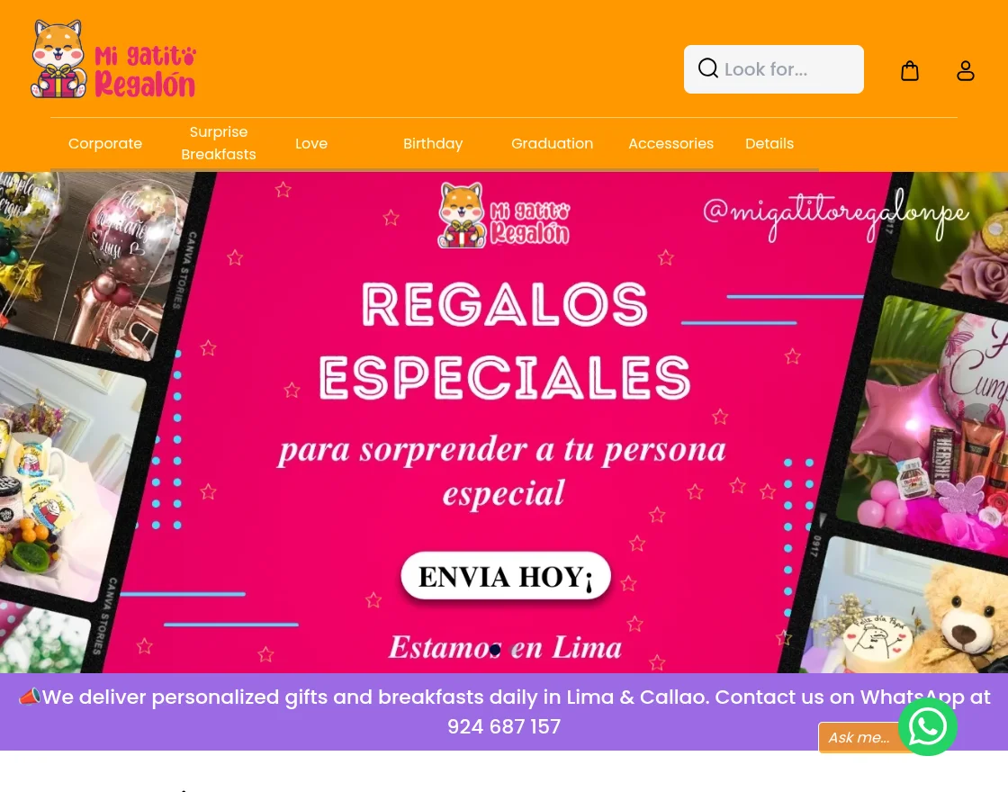 mi gatito regalon homepage