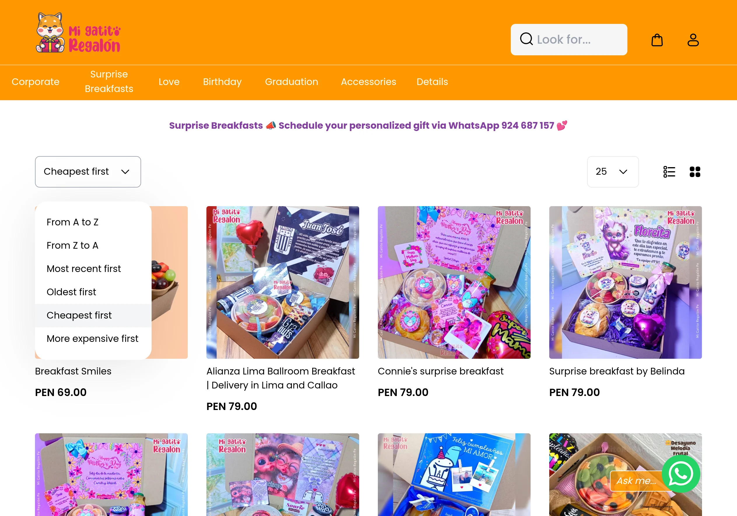 mi gatito regalon product listing