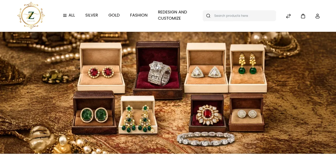 zevarandzari-bagisto-casestudy-homepage