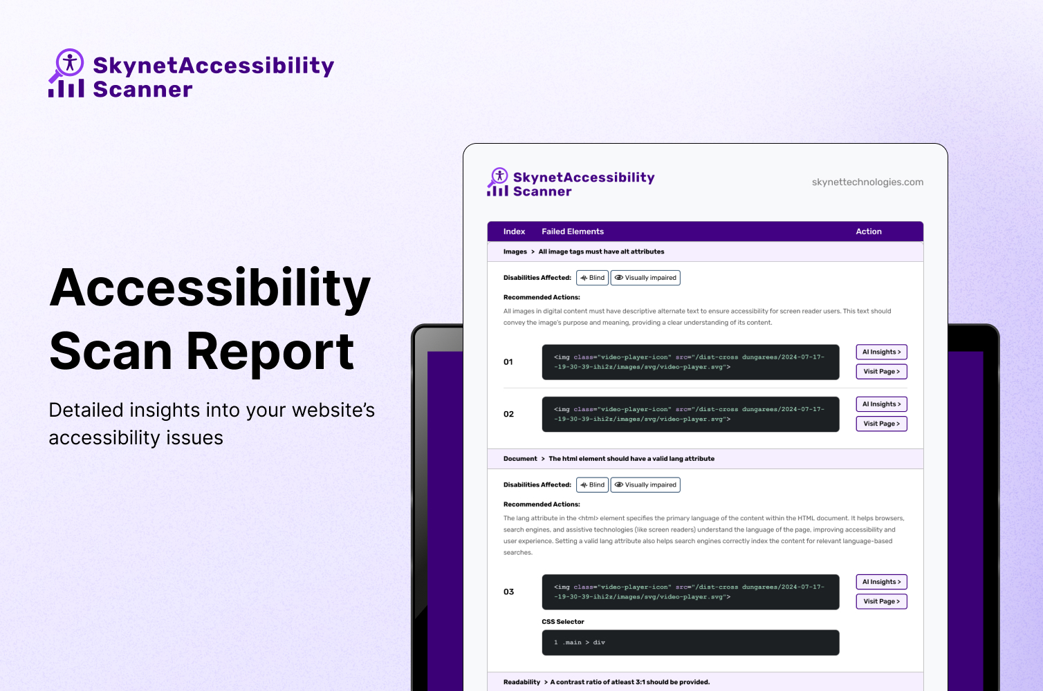 SkynetAccessibility Scanner Slider Image 5