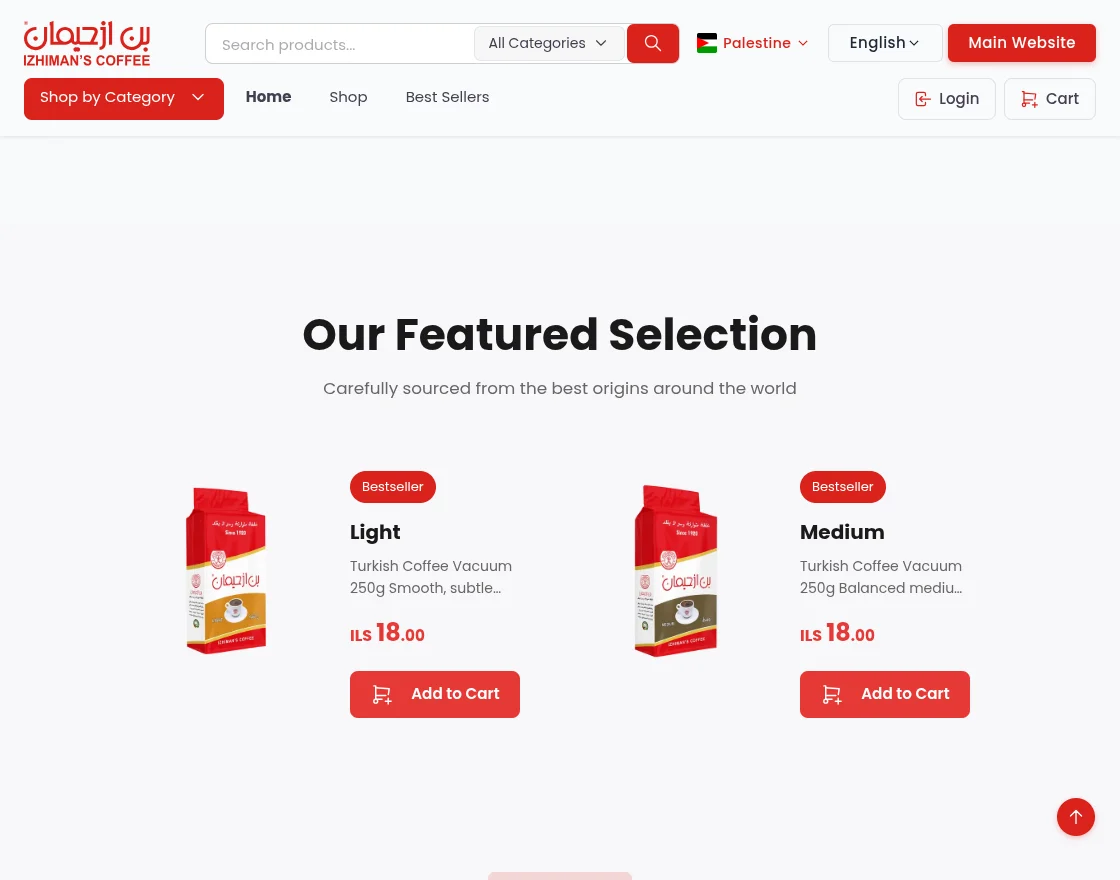 webkul bagisto izhiman featured selection