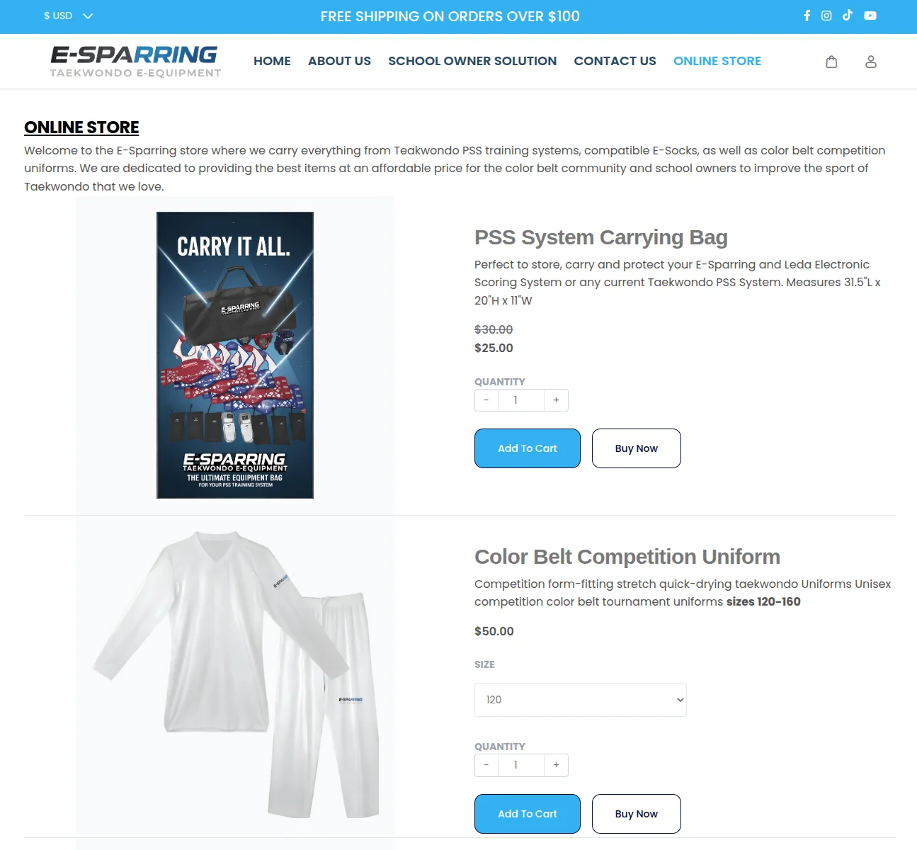 e-sparring-com-all-products-bagisto