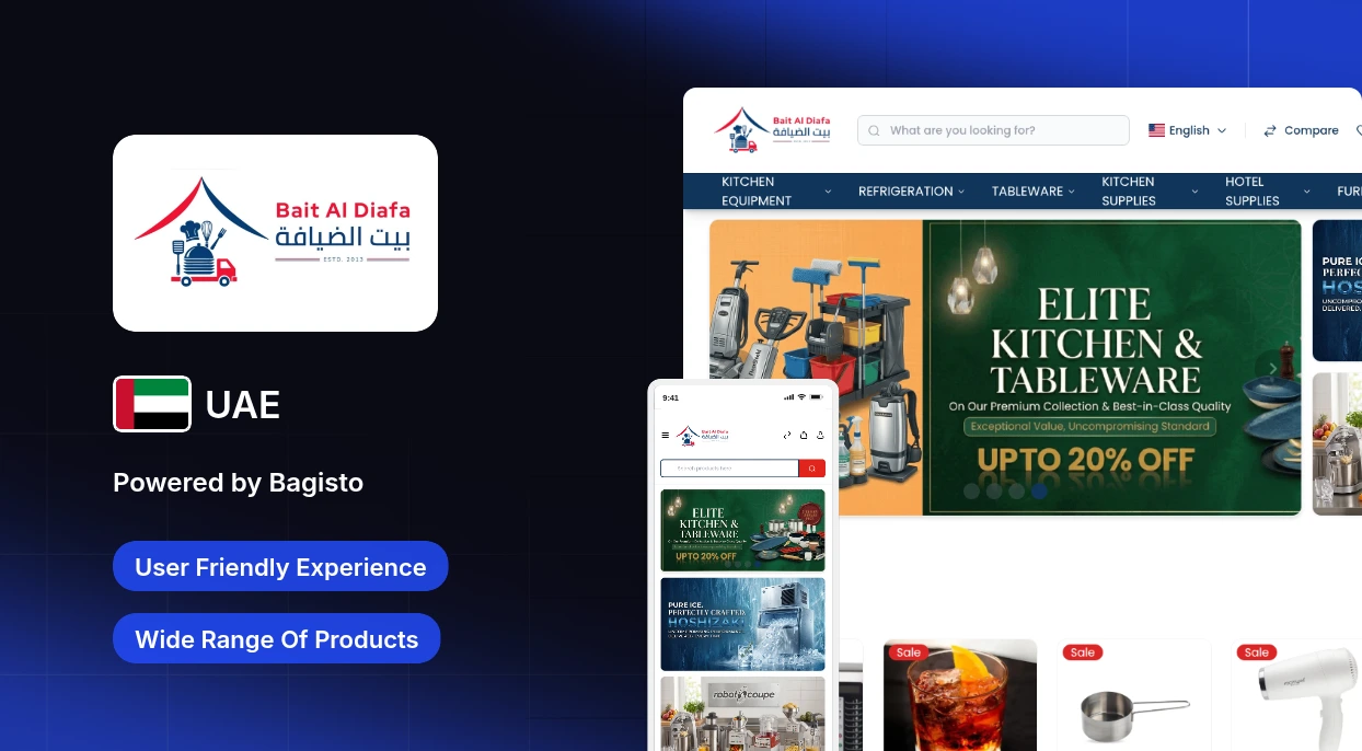 Bait Al Diafa: UAE B2B HORECA Supplier Launches Online Store on Bagisto