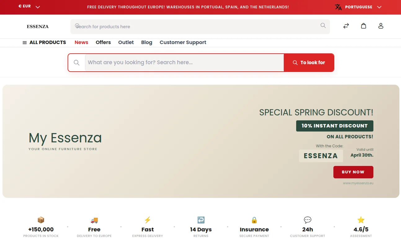 essenza-furniture-home-page