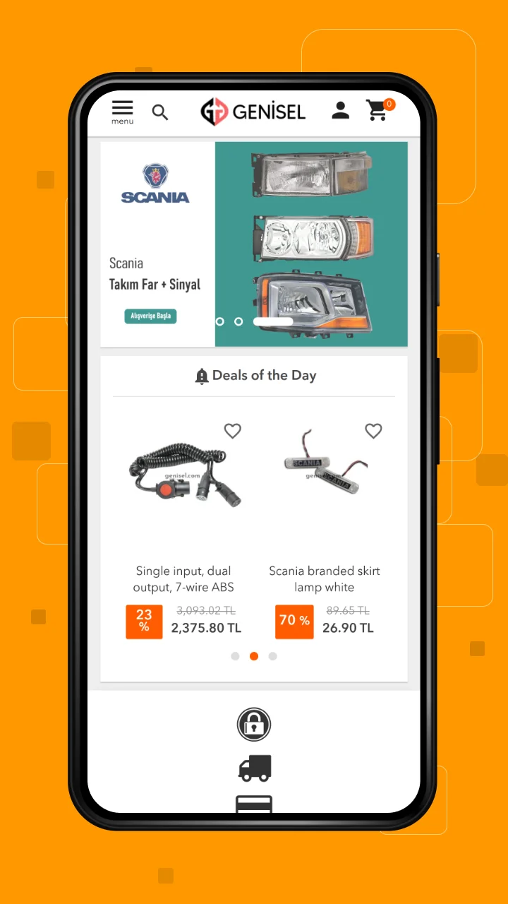 genisel-mobile-home-page-view