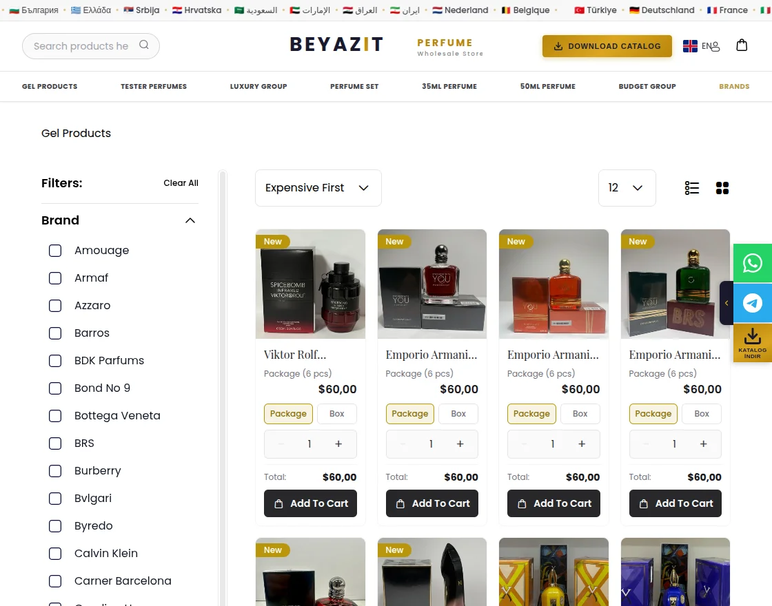 webkul bagisto beyazit product listing
