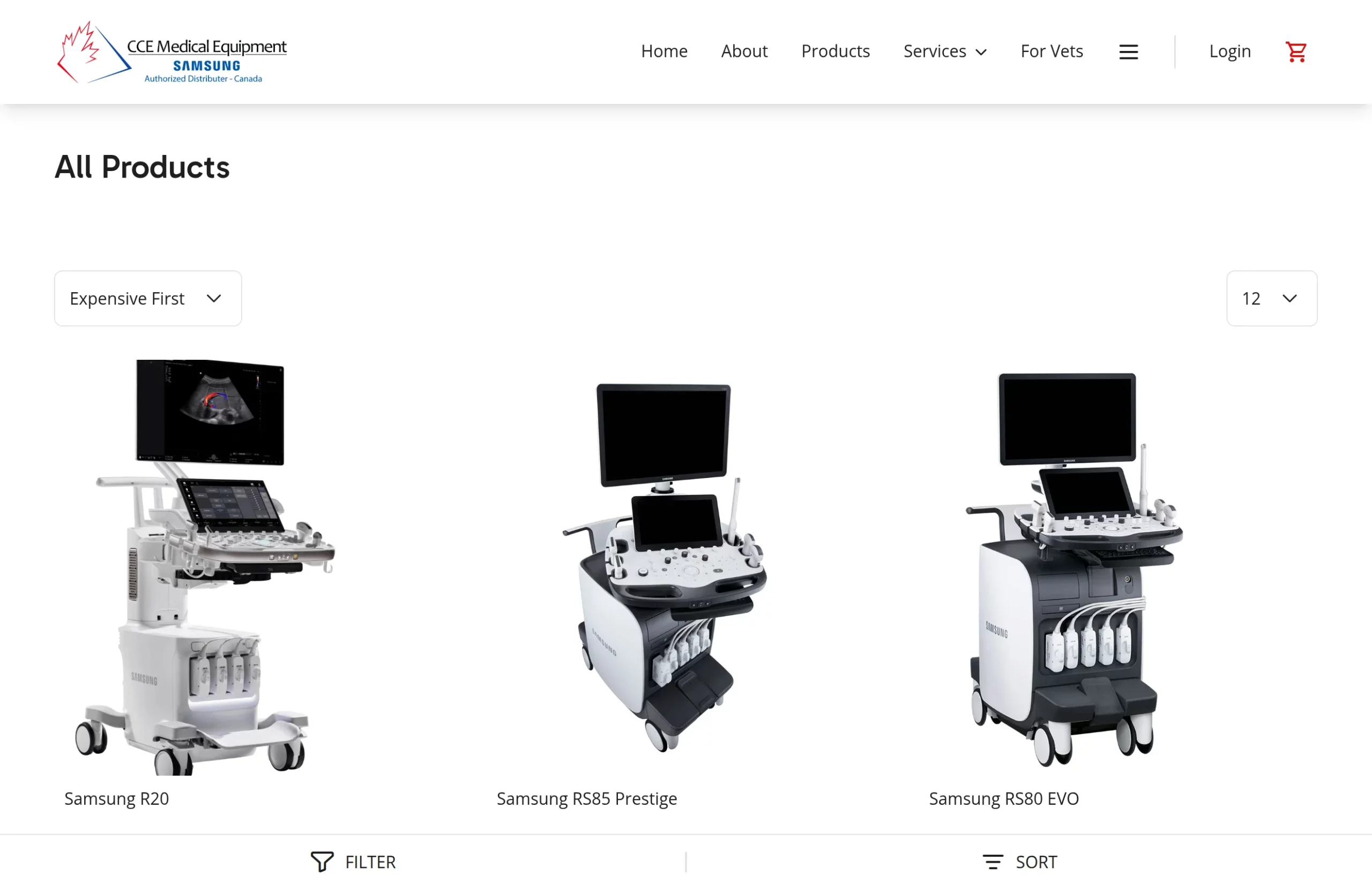 webkul bagisto ccemedical category page