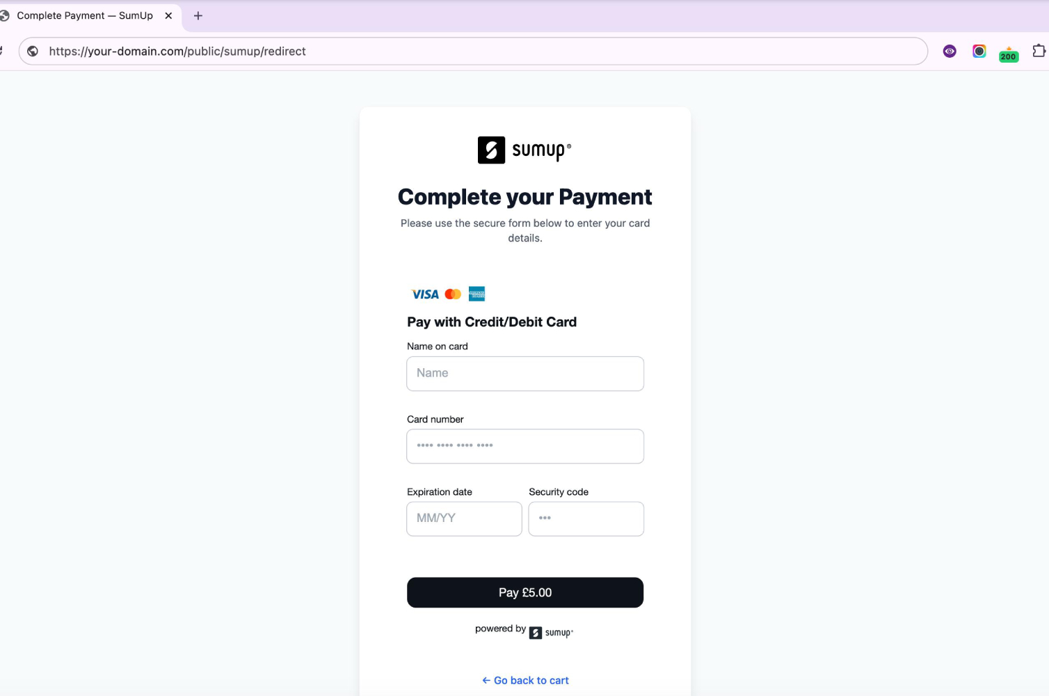 SumUp Payment Gateway for Bagisto Slider Image 1