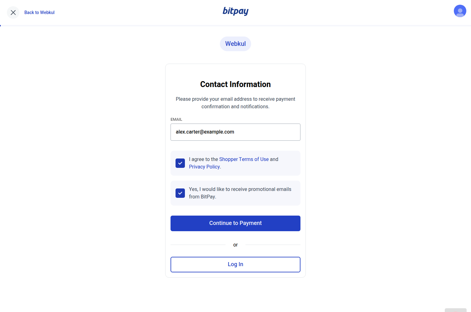 Bagisto BitPay Payment Gateway Extension Slider Image 3