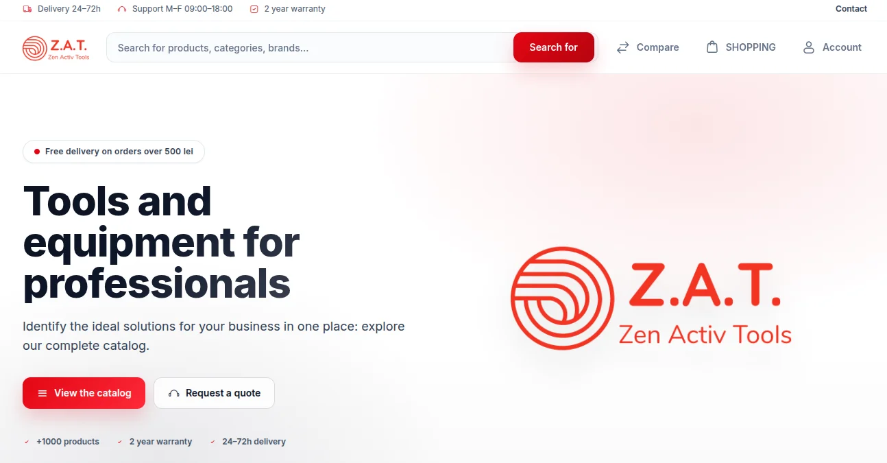 zen-activ-tools-online-tool-home-page