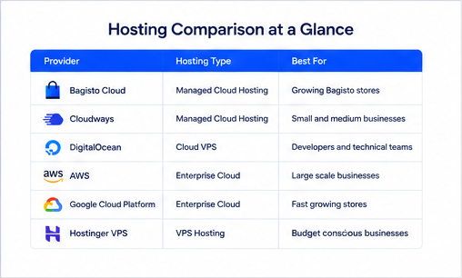 Which Hosting Is Best for Bagisto in 2026?