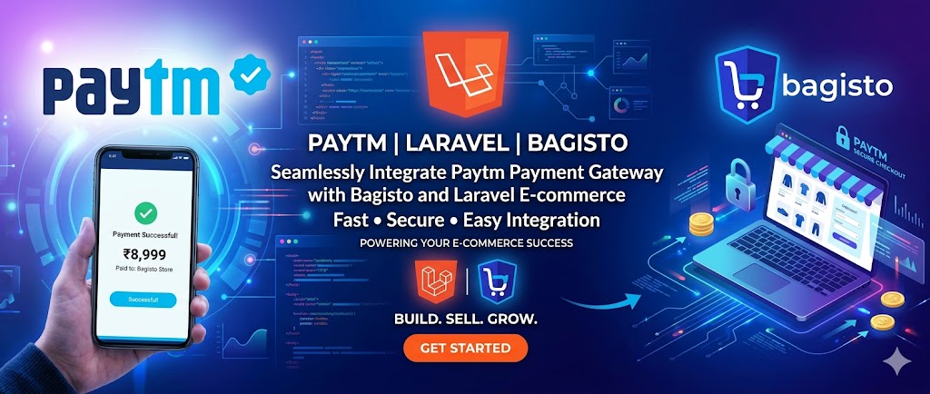 Paytm Payment Page API with Laravel Bagisto