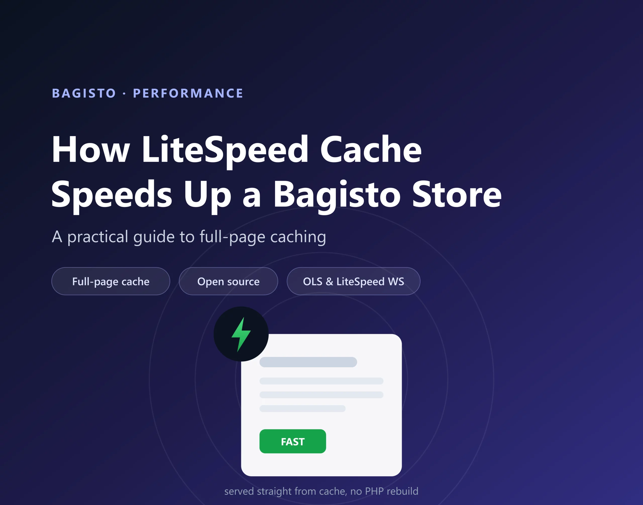 LiteSpeed Cache for Bagisto