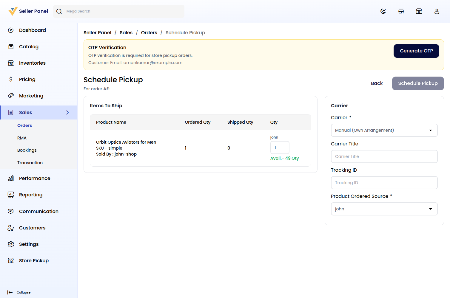 Laravel eCommerce Multi Vendor Store Pickup Slider Image 4