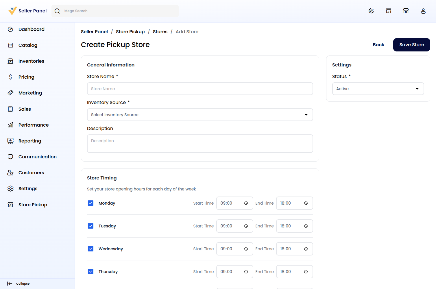 Laravel eCommerce Multi Vendor Store Pickup Slider Image 1