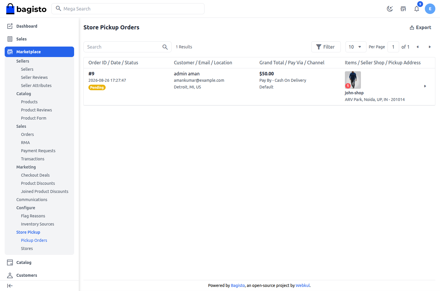 Laravel eCommerce Multi Vendor Store Pickup Slider Image 7