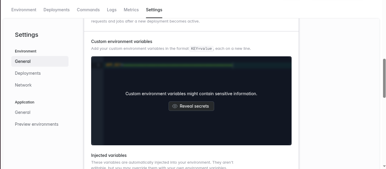 Configure the Environment Variables