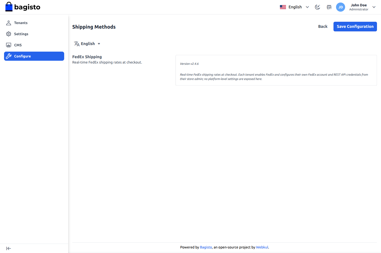 Laravel SaaS FedEx Shipping Slider Image 2