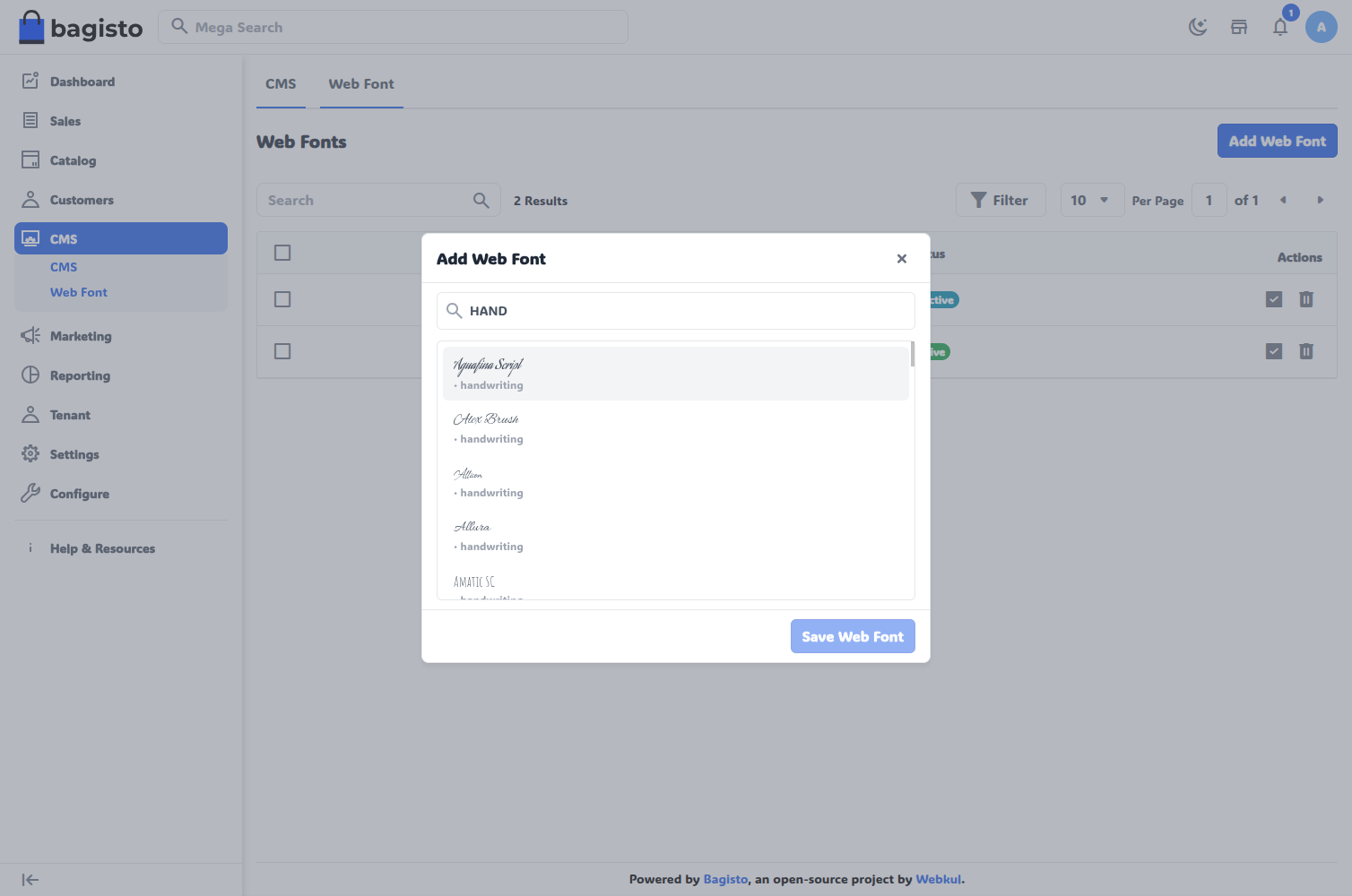 Laravel Multi Company SaaS Web Fonts Slider Image 3